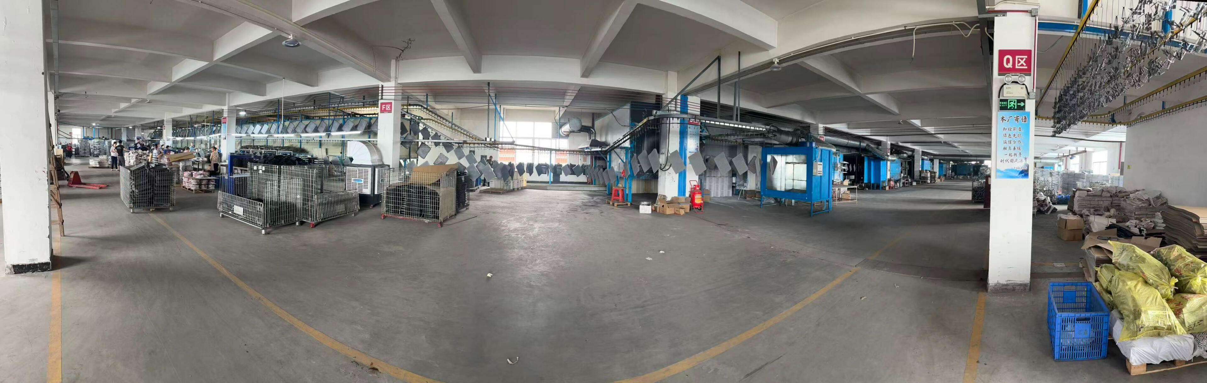 Línea de recubrimiento en polvo para carcasas de aluminio en Zhongshan China